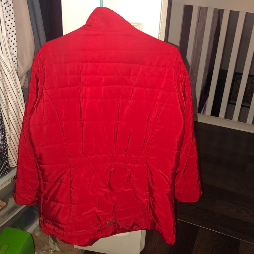 Red Puffer Jacket - image 3